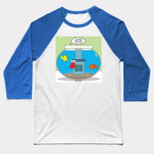 Fishbowl Christmas Baseball T-Shirt